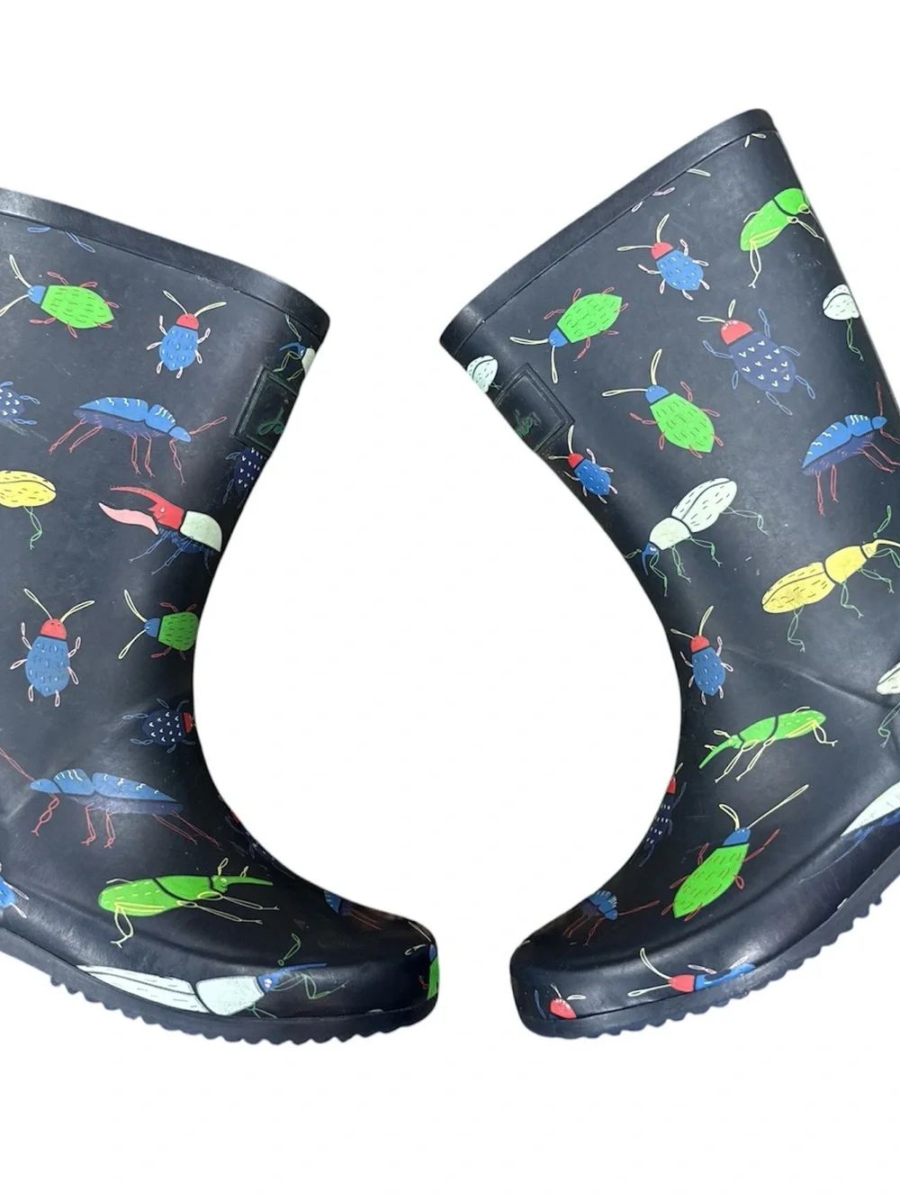Joules Kids Bug Print Rain Boots